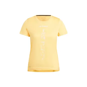 Adidas Terrex Agravic Trail Running Tee T-Shirt Women's Yellow