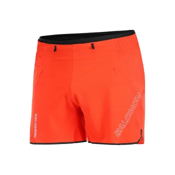 SALOMON SENSE AERO 5 Sports Shorts Men's Orange