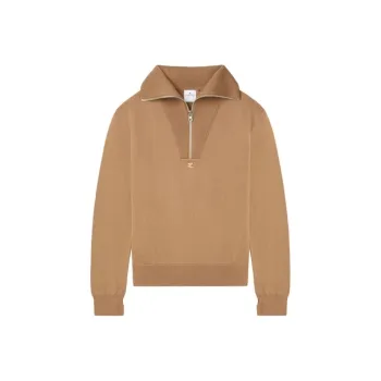 COURREGES Tucker Zip Detailed Jumper