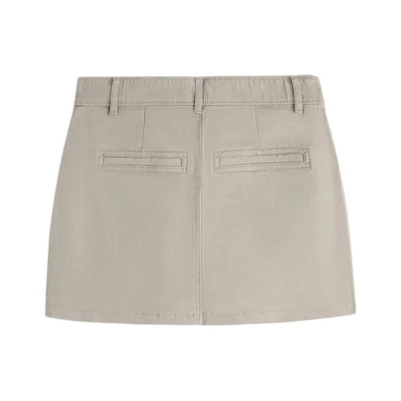Abercrombie＆Fitch Cargo Short Skirts Women's Gray-1