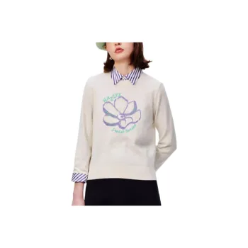 HAZZYS Sweater Women's Beige Yellow