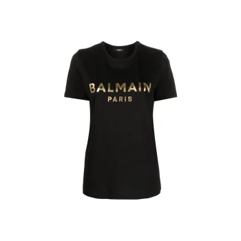 BALMAIN T Shirts Women's Black