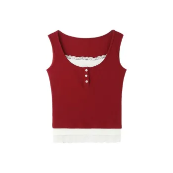 MTHE Tank Tops Women's Red