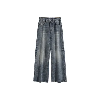 GY.VG Jeans Unisex Vintage Blue
