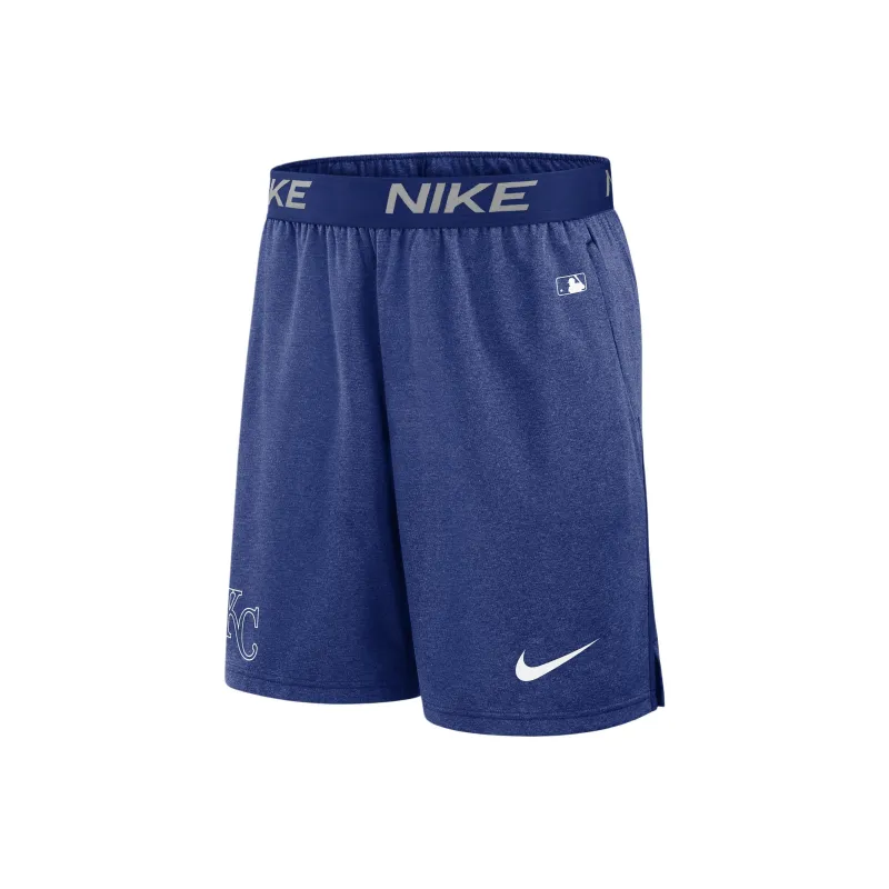 Nike Kansas City Royals Authentic Collection Practice Sports Shorts Men's Blue-0