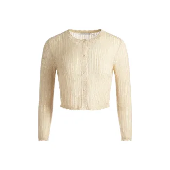ALICE+OLIVIA SS24 Sweater Women's Beige