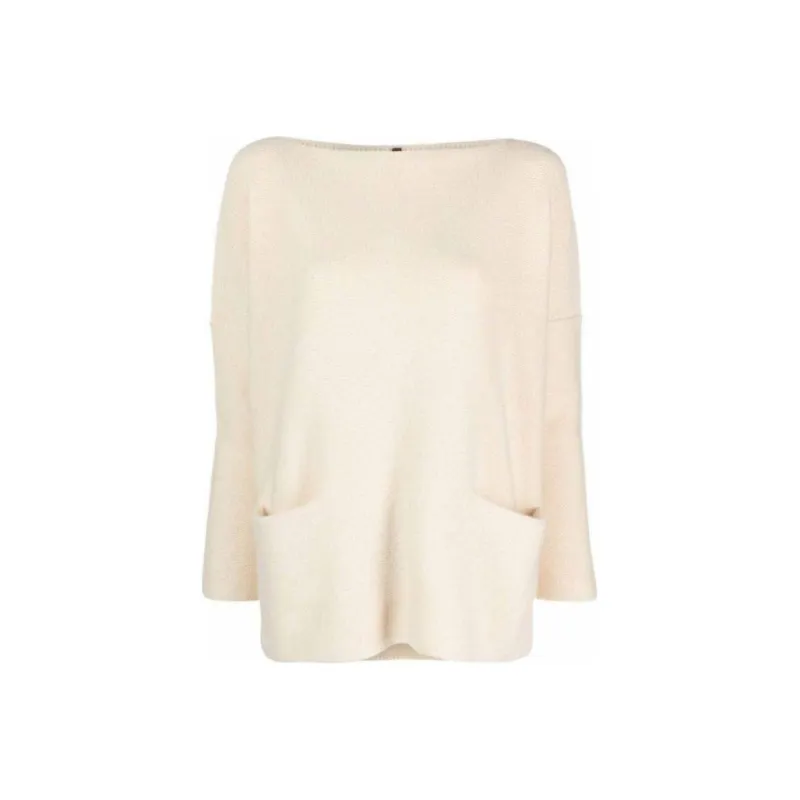 Daniela Gregis Boat neck Drop shoulder Jumper-0