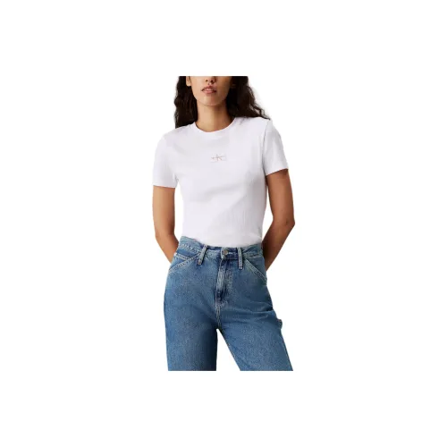 CALVIN KLEIN T Shirt Women's Bright White Europe Version