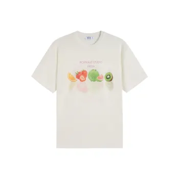 POPWAVE T Shirt Women's Fruit Print