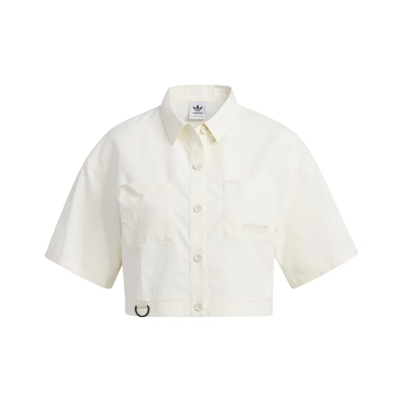 Adidas Originals Crop Tops Women's White-0