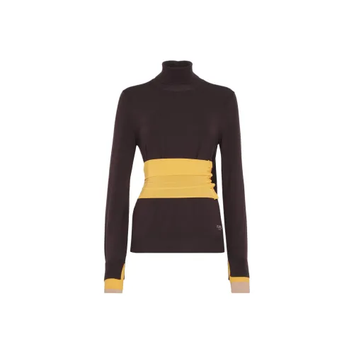 FENDI Long Sleeved Polo Neck Jumper