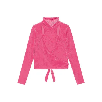 GANNI T-Shirts Women's Pink
