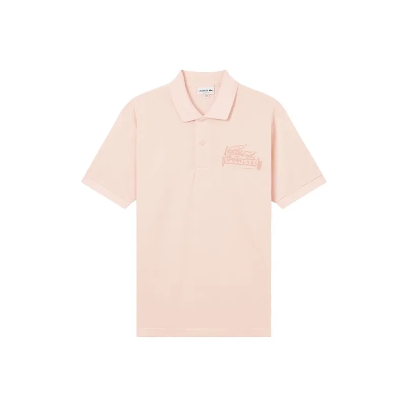 LACOSTE Classic Printed Polo Shirt-2