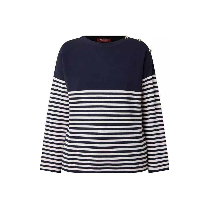 MaxMara Striped Long Sleeved Jumper-0