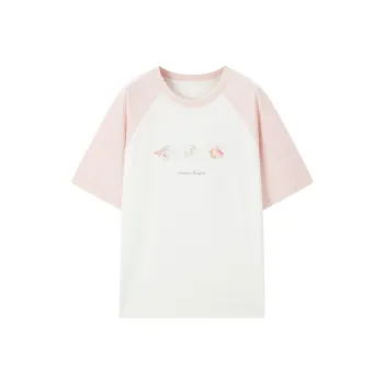 LEDIN T Shirt Women's Soft Touch Pink In Stock
