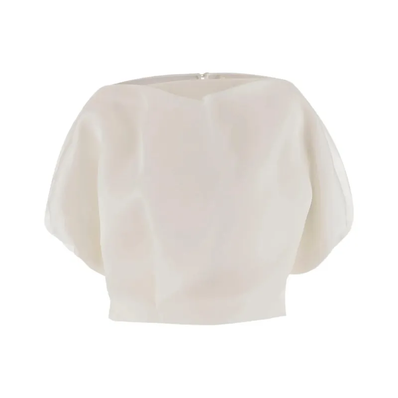 KHAITE Niles Satin Top-0