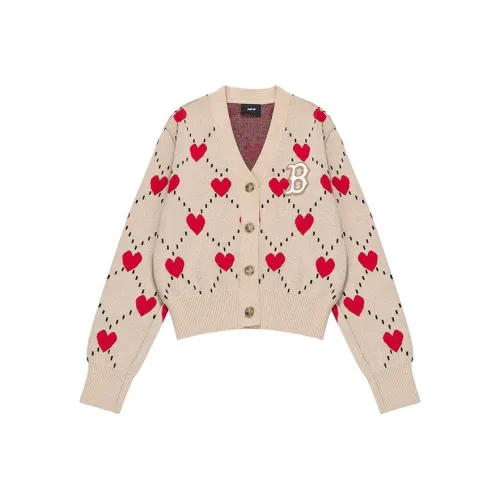 MLB Boston Red Sox Sweaters Women's Apricot