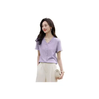 Mo Han Yi Mei T Shirt Women's Purple