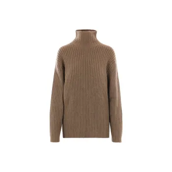 Loro Piana Long Sleeved High Neck Knitted Jumper