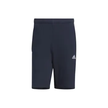Adidas Essentials Plus Loose Fit Three Stripes French Terry Shorts Casual Shorts Men's Black