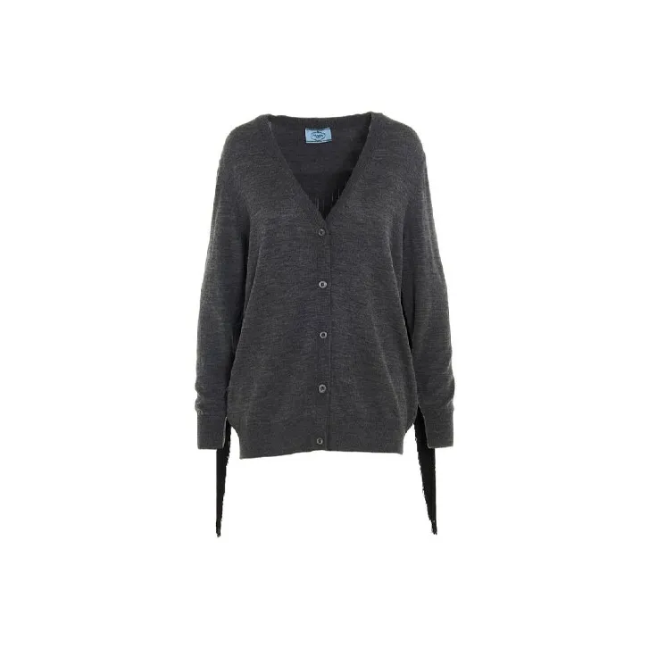 PRADA Loose Fit Sweater Women's Gray-0