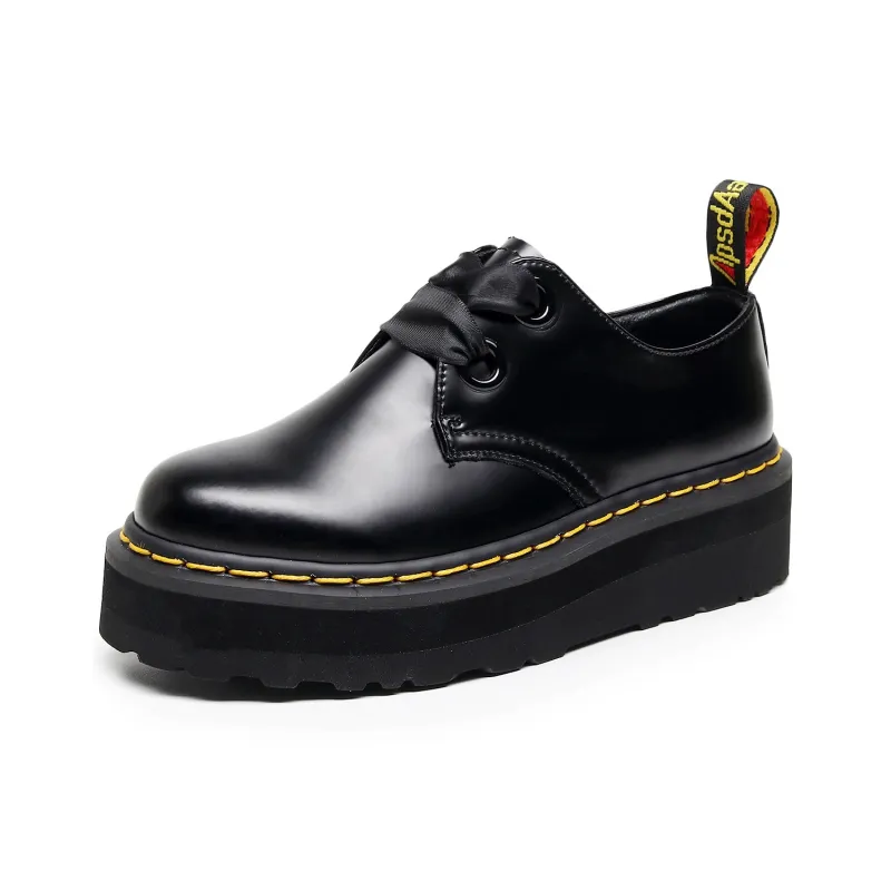 SITULANG Anti Slip And Wear Resistant Height Increasing Low Top Casual Shoes Unisex Black-1