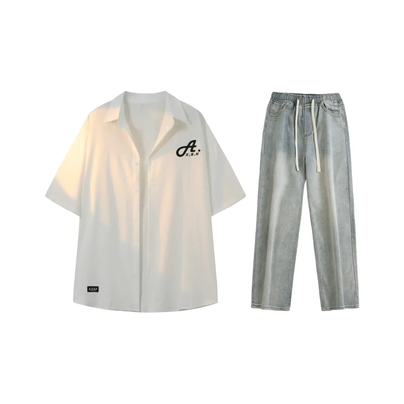 A.X.S.K Shirt Matching Set Unisex-30