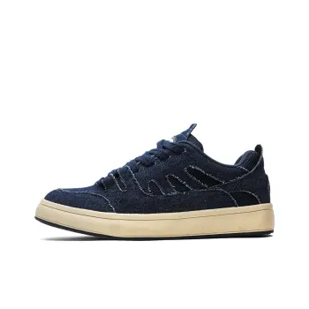 Ignition Lightweight And Breathable Low Top Skateboard Shoes Men's Denim Blue