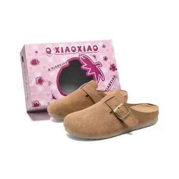 Circle Small Quiet Abrasion Resistant Slip Resistant Antibacterial Closed Toe Slippers Women's