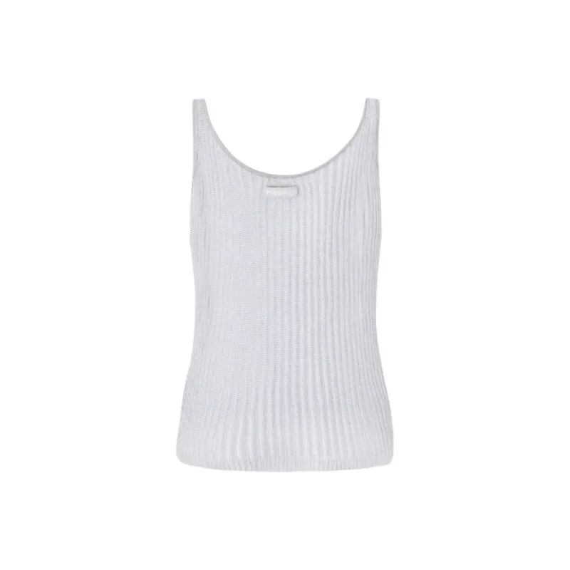 PINKO Rib knit Tank Top-1