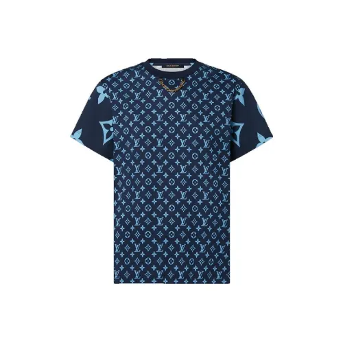 LOUIS VUITTON FW22 Regular T Shirt Women's Blue