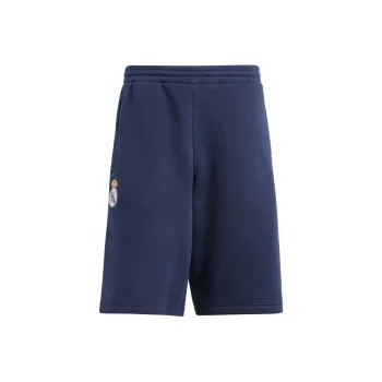 Adidas Originals Essential Real Madrid Essentials Trefoil Shorts Soccer Bottoms Men's Dark Blue