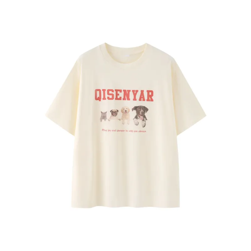 QISENYAR T-Shirts Unisex-2