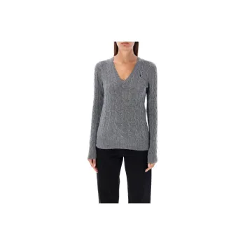Polo Ralph Lauren Cable Knit V Neck Jumper