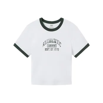 Levis T Shirts Women's White