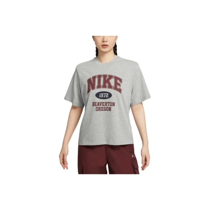 Nike Sportswear Regular T Shirt Women's Gray-0