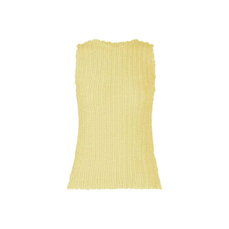 ISSEY MIYAKE SS25 Tank Top Women's Yellow-0