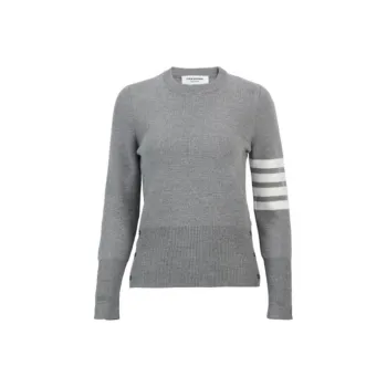 THOM BROWNE Milano Stitch Classic 4 Bar Pullover