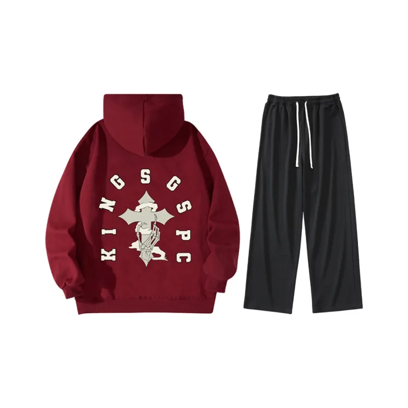 Kingsgspc Sweatshirt Sets Unisex-25