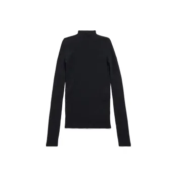 Balenciaga High Neck Knitted Top