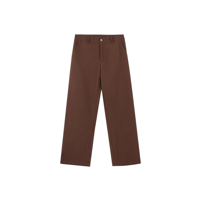 REDH Casual Pants Unisex Dark Brown-0