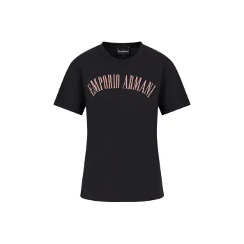 EMPORIO ARMANI Logo print Cotton T shirt