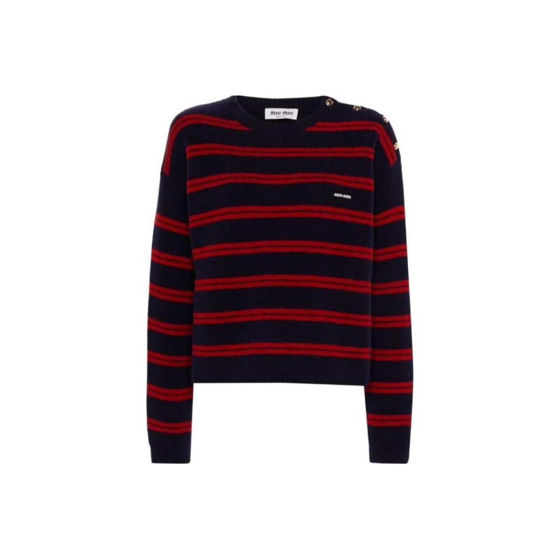 00s MIU MIU Wool Ghost Bicolor Knitwear - メルカリ