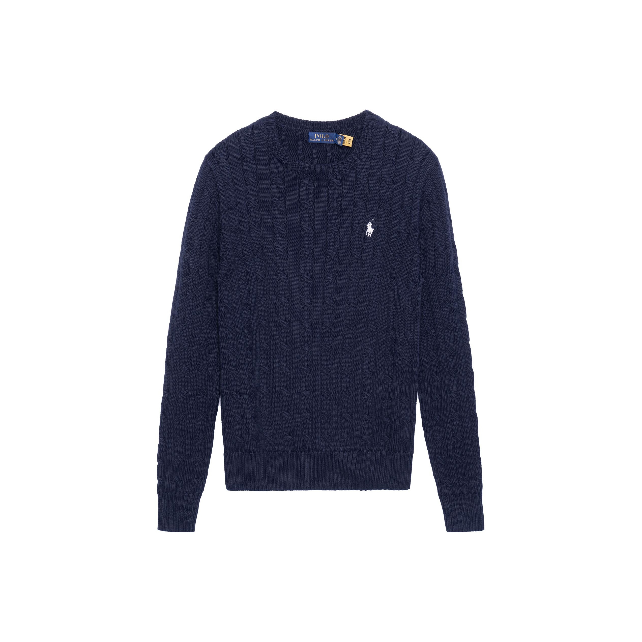 【関税&送料込】Polo Ralph Lauren Sweaters Blue POLO RALPH LAUREN Men's Estate-Rib Sapphire Star Quarter Zip