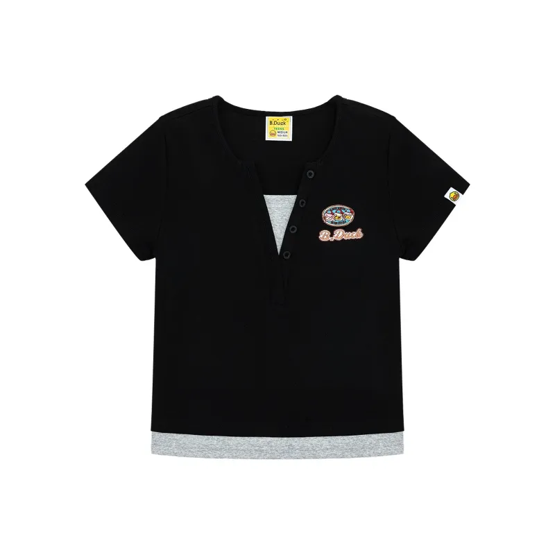 B.Duck T Shirts Women's Black-0