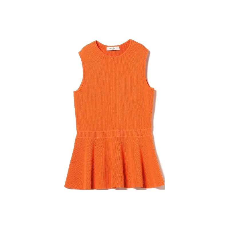 Beams T Shirts Women's Orange-0