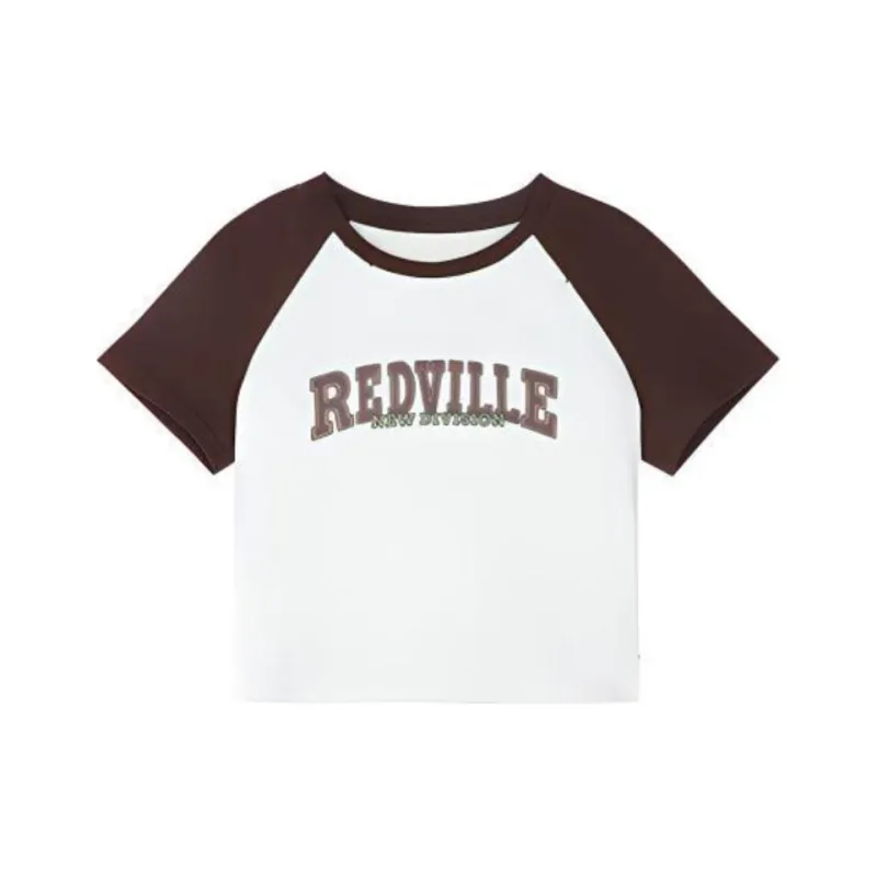 SEVEN FOUR LEE Crop Tops Women's Coffee-0