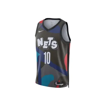 Nike x KAWS Basketball Jersey City Edition 2023/24, Brooklyn Nets, Simmons Size 10 Men's Black