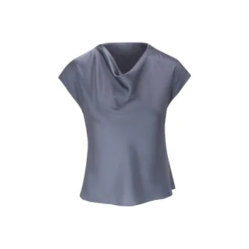 VINCE Cowl neck Silk Blouse