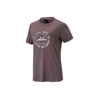 Adidas T-Shirts Women's Burgundy